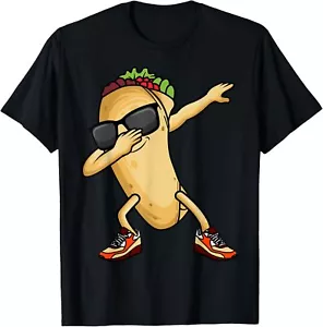Dabbing Burrito Mexican Food Cinco de Mayo T-Shirt Hoodie - Picture 1 of 13