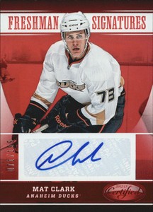 2012-13 (DUCKS) Certified Mirror Red #169 Mat Clark AU Auto/199
