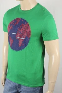 Tommy Hilfiger Denim Green Crewneck Mother Earth Tee T-Shirt NWT - Picture 1 of 1