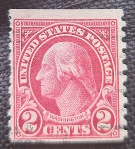 United States Rare Postage Red Stamp 2 Cents Washington. Superb Condition. - Picture 1 of 2