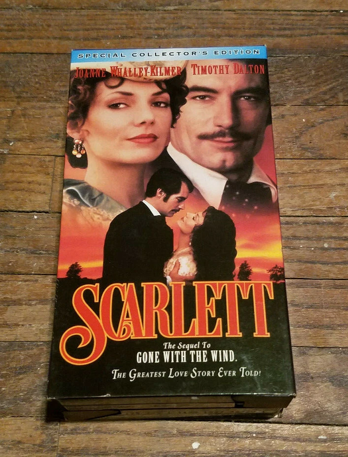 SCARLETT VHS TAPE 2-VHS BOX SET TIMOTHY DALTON JOANNE WHALLEY KILMER - Image 1 of 1