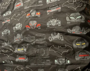Batman 1940 bis 2005 Batmobile Through the age Twin Flat Sheet - Bild 1 von 7