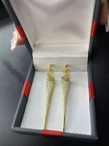 10k gold earrings solid women