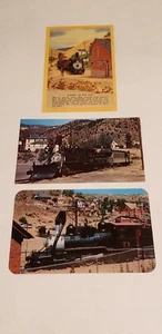Vintage Postcards Of Steam Locomotives Trains from gold mining in Colorado. - Picture 1 of 4