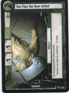 Fight Klub CCG - Two - Your Face Has Been Gutted #43 Rare - Picture 1 of 1