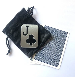 Jack Of Clubs Poker Card Guard Protector, With Storage Bag - Picture 1 of 2