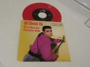 Elvis Presley  45  & Picture Sleeve   All Shook Up   RCA Red Vinyl - Picture 1 of 1