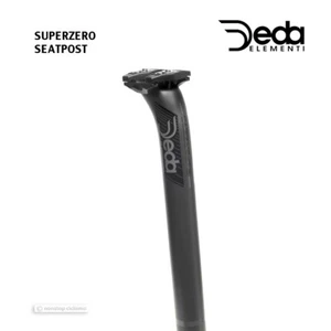 NEW Deda Elementi SUPERZERO Carbon Seatpost : POB BLACK 27.2 MM - Picture 1 of 2