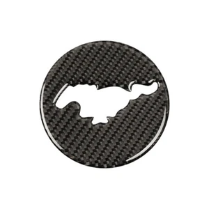 Carbon Fiber For Ford Mustang 2015-2020 Steering Wheel Panel Trim Decor Emblem - Bild 1 von 3
