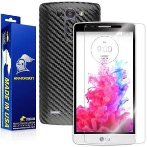 ArmorSuit MilitaryShield LG G3 Vigor Screen Protector + Black Carbon Fiber Skin - Picture 1 of 6