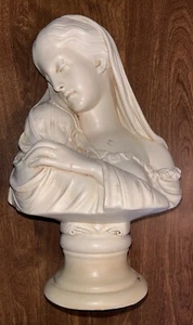 Vtg. Alexander Backer Bust MARY and CHILD Madonna Divine Child Catholic #509 - Picture 1 of 16