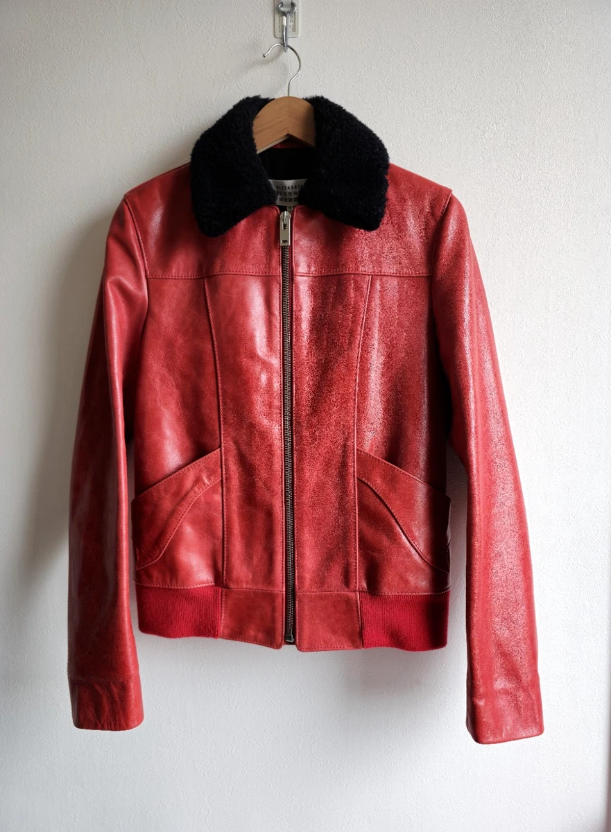 Maison Margiela Coats, Jackets & Vests Leather Outer Shell for Men