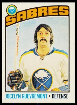 1976-77 O-Pee-Chee Jocelyn Guevremont 108 Buffalo Sabres - Image 1 of 2
