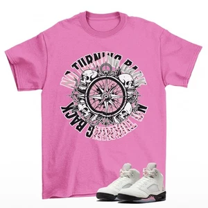 Back Track Sneaker Shirt Pink to Match Jordan 5 Medium Soft Pink HQ7978-102 - Picture 1 of 2