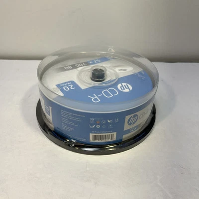 HP-20pk 52x 700 MB / 80 Mins CD-R-20 Pk Spindle Blank CDs New Sealed - Image 1 of 4
