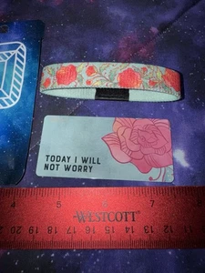 ZOX ** TODAY I Will Not WORRY ** Single Medium STRAP w/Card Mystery RaRe - Picture 1 of 3