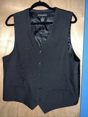 Brandon Michael Men’s Vest Size L With Design EXCELLENT! - Image 1 of 3