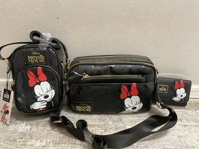 Bolso Bandolera Minnie Nuevo con Etiquetas, Bandolera para Teléfono y Cartera Foto 1 de 4