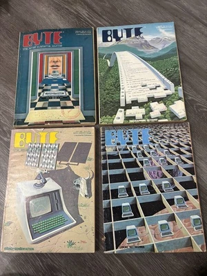 Lot of 4 Byte Magazine Collection 1981 Feb, March, July, Oct - Image 1 of 4