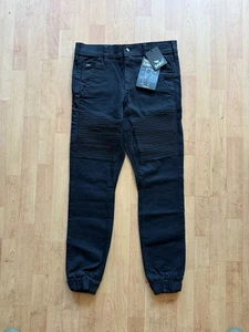 Saint Motorcycle Unbreakable Jeans Flight Pant Men’s Size 30X33 Black NWT - Picture 1 of 8