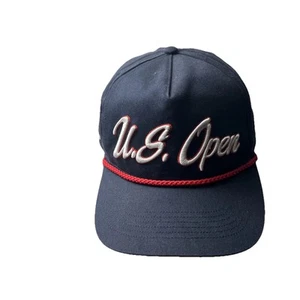 124th U.S. Open Pinehurst Golf Rope Hat Ball Cap 47 SnapBack Blue & Red - Picture 1 of 8