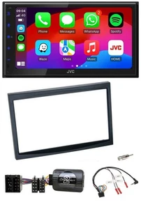 JVC Bluetooth USB Lenkrad 2DIN DAB Autoradio für Citroen C3 C2 Berlingo schwarz - Bild 1 von 11