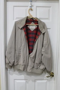 VINTAGE Field & Stream Jacket, beige, plaid lined, Gordon Ferguson (size XL?) - Picture 1 of 12
