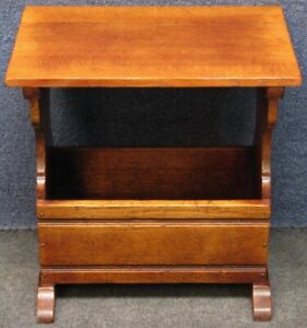 Cumpers Magazine Table Solid Oak Period Style