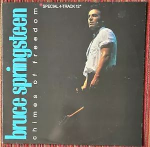 BRUCE SPRINGSTEEN CHIME SOF FREEDOM + 3 LIVE 12 INCH SPAIN PROMO SINGLE - Picture 1 of 4