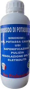 IDROSSIDO DI POTASSIO 1 LT 30% - Potassa Caustica per produzione SAPONI ecc. - Picture 1 of 1
