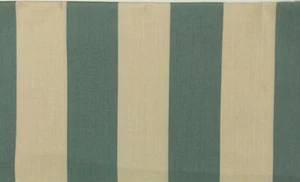SUNBRELLA CANVAS SPA BLUE & VELLUM OUTDOOR INDOOR FABRIC BY THE YARD 54" W - Picture 1 of 2