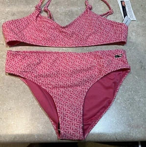 VINEYARD VINES Knot Puzzle Whale Bikini PINK 2 PC Girl's size Large 14. NWT - Picture 1 of 14