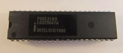 P80C31BH INTEL DIP40 CHMOS SINGLE-CHIP 8-BIT MICROCONTROLLER - Bild 1 von 2