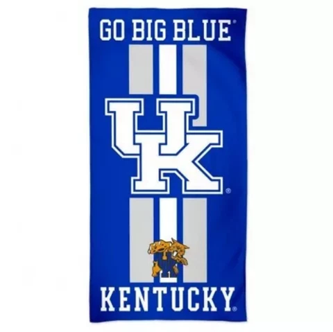 Kentucky Wildcats Striped Beach Towel 30" x 60" Fiber Reactive Cover