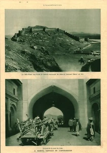 Document ancien à Kaboul capitale de l'Afghanistan 1928 issu de magazine - Picture 1 of 2