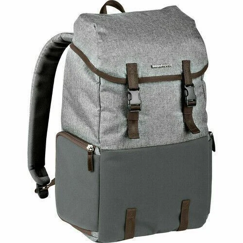Manfrotto Camera Bag Backpack Windsor Explorer and Laptop for DSLR (Gray) new - Image 1 of 4