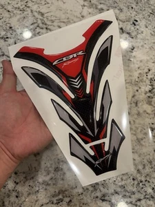 3D Gel Fuel Tank Pad Protector For Honda Motorcycles CBR + 3M Tape - Picture 1 of 3