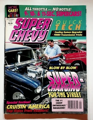 1992 September Super Chevy Magazine Street Super Charging Blazer K1500 Test Foto 1 de 2