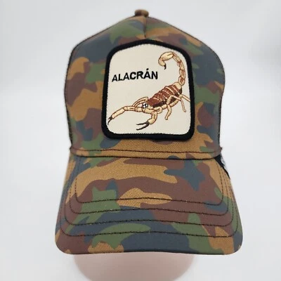 Goorin Bros Cap Unisex O/S The Farm Baseball Trucker Hat Camo Alacran Snapback - Image 1 of 4