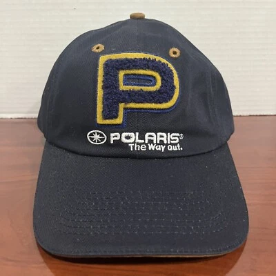DE COLECCIÓN Pure Polaris Sombrero Gorra Correa Trasera Parche Azul Marino Ajustable 50 Años Stock Muerto Foto 1 de 4