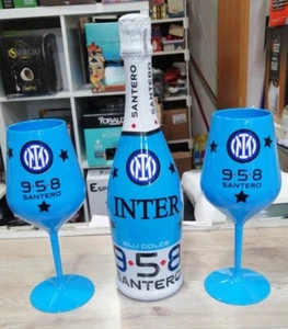 Santero 958 Blue Inter + 2 Calici (logo adesivo) 75 CL - - Foto 1 di 1
