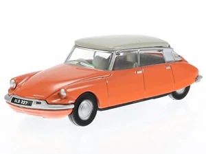 Citroen DS 19 coral tetto grigio modellino 76CDS002 Oxford 1:76 - Foto 1 di 4