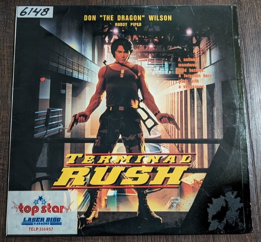 Terminal Rush Laserdisc Don The Dragon Wilson Roddy Piper Singapore Only - Image 1 of 4