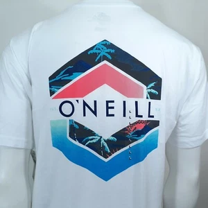 O'neill Mens White RHYTHM SU1118501 Short Sleeve Crew Neck T Shirt Size Large - Picture 1 of 8