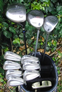 Set of Cleveland Tour Action 4-PW+ Lancaster Driver+ 4 Wood+ 7 Wood+ Putter - Picture 1 of 10