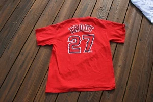Los Angeles Angels Mike Trout Youth XL Cotton T-shirt - Picture 1 of 2