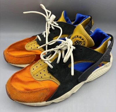 Zapatillas Nike Air Huarache Mujer Talla 12 Multicolor Naranja Azul Inspiradas en ACG Foto 1 de 4
