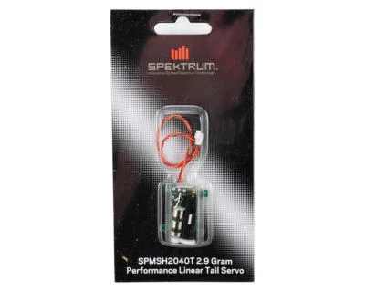 Spektrum 2.9g 2.9 Gram Performance Linear RC Tail Gyro Servo 130 130X SPMSH2040T - Image 1 of 4