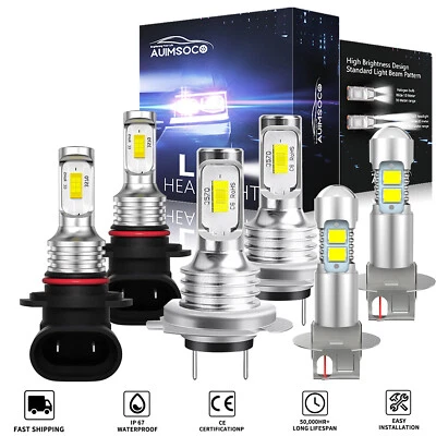 Faro LED haz alto/bajo + bombillas antiniebla 6000 k para Subaru Legacy 2005 2006 2007 Foto 1 de 4