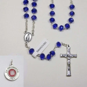 Cristal Ovalado Corte Italiano - Rosario Pequeño - Azul - Imagen 1 de 2